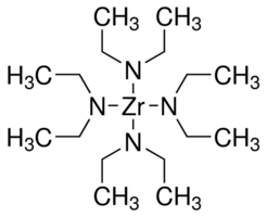 Tetrakis(diethylamino)zirconium - CAS:13801-49-5 - TDEAZr, (Et2N)4Zr, Tetrakis(DiEthylAmido) Zirconium, Zirconium Diethylamide